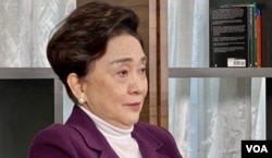 刘慧卿呼吁当局为在囚人士及家属提供电话及视像探视等支援服务。 (美国之音 汤惠芸)