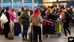 美國空管系統電腦故障一度造成西南航空公司在芝加哥機場的乘客滯留。（2023年1月11日）