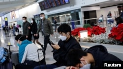 香港政府放開旅行管制後的香港國際機場 (2022年12月27日)