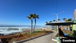 “香港錘佬”2021年1月10日穿越美墨邊境時拍攝的當地照片。 （本人提供）