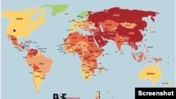 無國界記者公佈的年度新聞自由狀況報告