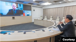 耶路撒冷郵報刊登採訪台灣外長吳釗燮的照片（台灣外交部照片）