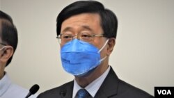 香港候任特首李家超表示，已盡力爭取選委支持，希望能以施政結果說服不支持他的人。(美國之音/湯惠芸)