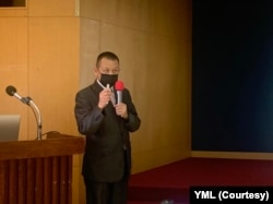 台灣國防部前情報次長室情研中心副主任孫秉中(美國之音特約記者楊安攝影)。