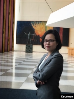 中国律师陆妙卿曾就武汉市封城措施对政府提出诉讼。(陆妙卿提供)