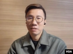 前香港電台節目《頭條新聞》主持人曾志豪。（取自採訪視頻）