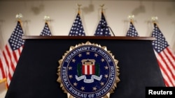 資料照：美國聯邦調查局在華盛頓的總部大樓內