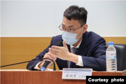 位于台北的台湾大学政治学系助理教授苏翊豪(照片提供:苏翊豪)。