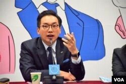 公民黨黨魁楊岳橋。(美國之音湯惠芸)