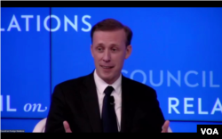 2022年11月7日，美國國家安全顧問沙利文在紐約參加外交關係協會主辦的一場題為“常識與外交政策戰略”的對話。