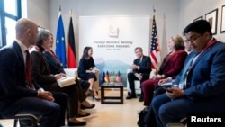 七国集团(G7)2023年4月17日在日本长野县轻井泽举行外长会议。（路透社）