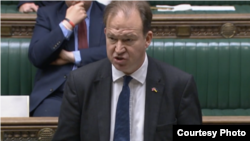 英國外交國務大臣諾曼（Jesse Norman）。(圖片來源：英國國會下議院官方網站截圖)