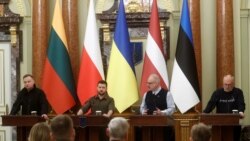 美國宣布8億美元對烏新軍援 波蘭與波羅的海諸國總統訪問基輔