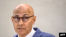 ຂ້າຫຼວງ​ໃຫຍ່​ດ້ານ​ສິດ​ທິມ​ະ​ນຸດ ສ​ຫະ​ປະ​ຊາ​ຊາດ ທ່ານ ໂວ​ລ​ເກີ ເທີກ ກ່າວ​ຄຳ​ປາ​ໄສ​ຢູ່ກອງ​ປະ​ຊຸມ​ສະ​ໄໝ​ທີ 57 ຂອງ​ສະ​ພາ​ສິດ​ທິ​ມະ​ນຸດ ໃນ​ນະ​ຄອນ ເຈ​ນີ​ວາ, 9 ກັນ​ຍາ 2024.