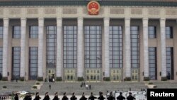 舉行中國兩會的北京人大會堂 （2019年3月2日）