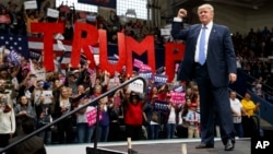 美國共和黨總統候選人川普，2016年10月21日。