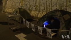 香港市民发起接力绝食声援绝食学生