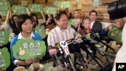 何俊仁宣佈參選。