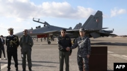 印度空軍戰鬥機在日本 Hirakuri 空軍基地受到歡迎（2023年1月10日）。