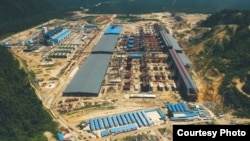 印度尼西亚PT Gunbuster 镍工业（GNI）冶炼厂。（GNI 官网照片）