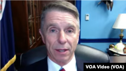 来自维吉尼亚州的共和党籍联邦众议员惠特曼2023年1月25日在2049项目研究所举行的有关美中战略竞争的对话上发表看法。（视频截图）