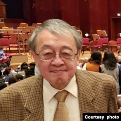 曾任教上海華東師範大學的林保華。 （林保華提供）