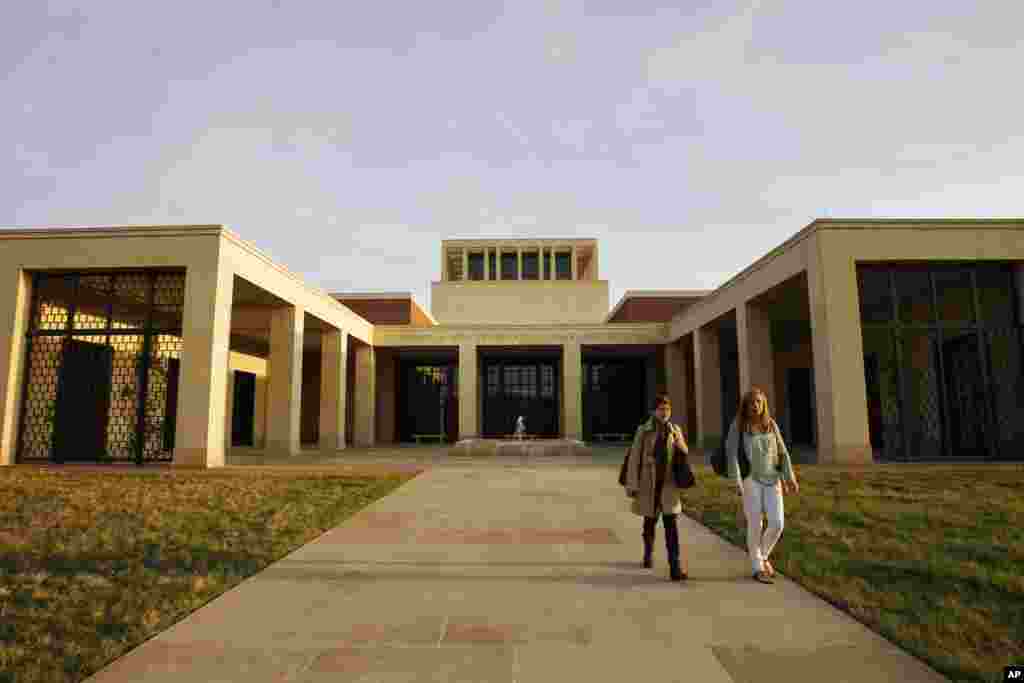 德克薩斯州達拉斯的GW布殊總統中心外觀。