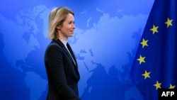 Кая Каллас. Брюссель, 17 января 2025 г. 