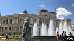 資料照片：2017年烏克蘭敖德薩街頭一景