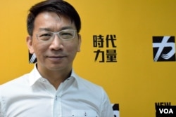 時代力量立法院黨團總召徐永明。（美國之音湯惠芸攝）