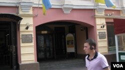 在莫斯科市中心的烏克蘭文化中心，現已關閉。