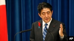 日本首相安倍晉三（資料照）
