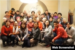 六四難屬“天安門母親”部分成員2016年合影（天安門母親網站圖片）