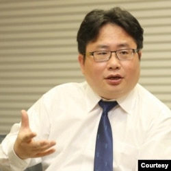 位於台北的日本產經新聞社支局長矢板明夫 (Yaita Akio)