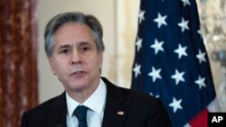 FILE Secretary of State Antony Blinken, speaks at the State Department, Jan. 4, 2023, in Washington. 