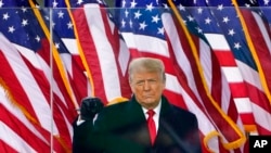 資料照片：美國前總統特朗普