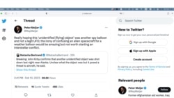 阿拉斯加上空被擊落的 “物體”究竟是什麼？撲朔迷離，猜測紛紛