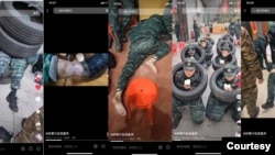 雅聖思教育基地體罰學生（抖音視頻截圖)