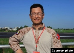 台湾全球防卫杂志资深编辑宋玉宁。（宋玉宁提供）