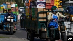 2022年9月21日北京一個交通路口.