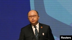 鄭雁雄出任中聯辦主任和香港維護國家安全委員會國家安全事務顧問。他曾經以用強硬手段處理烏坎村村民集體維權事件而聞名。(資料照片）