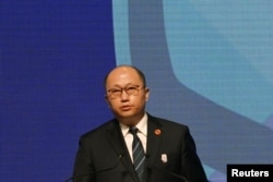 香港中聯辦主任鄭雁雄。他曾經以強硬手段處理烏坎村村民集體維權事件而聞名。