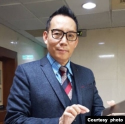 位於台北的中華戰略暨兵棋研究協會研究員李華球(照片提供:李華球)