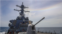 北京聲稱台灣海峽不是國際水域後美艦首次公開穿越