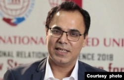 印度学者玛诺吉·科瓦拉马尼.（照片由本人提供）