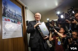 香港特首參選人胡國興。(胡國興社交網站圖片)