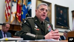 资料照：美军参谋长联席会议主席米利上将