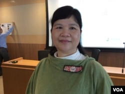 香港记协前主席麦燕庭 （美国之音记者申华拍摄）