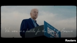 美國總統喬·拜登週二發視頻正式宣布將參加明年的總統大選以求連任。(2023年4月25日)