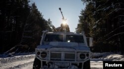 На анти-диверсионных учениях ВСУ в Черниговской области. Январь 2024 г.